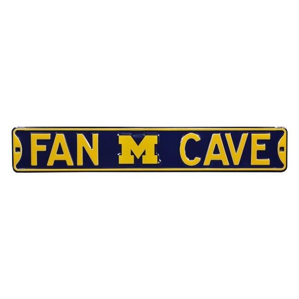 Authentic Street Signs Authentic Street Signs 70430 Fan Cave Michigan Wolverines Street Sign 70430